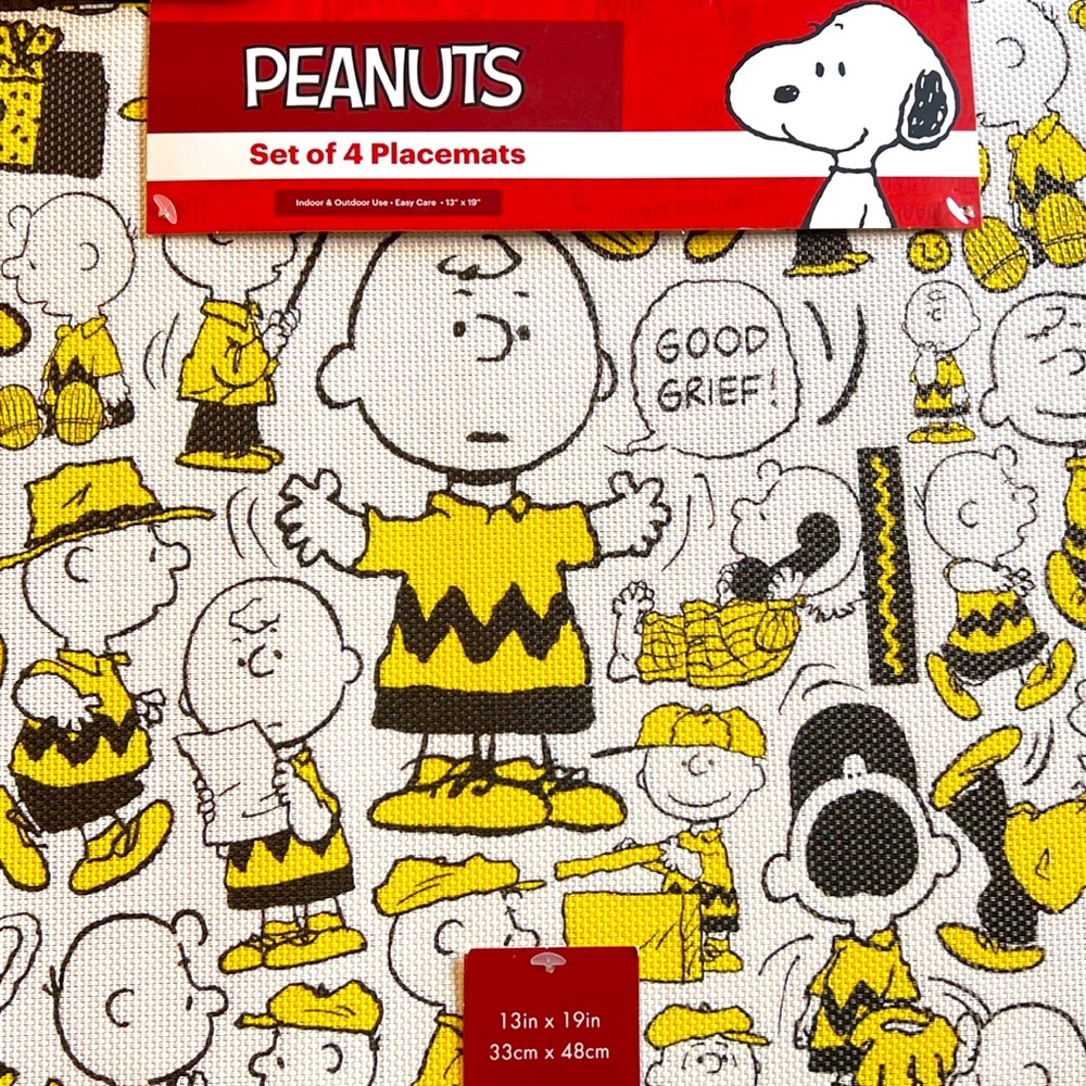 Peanuts placemats